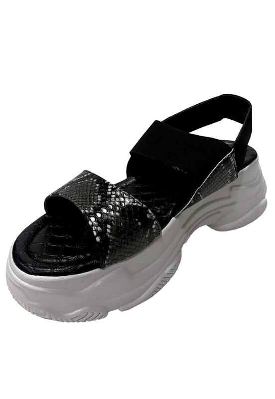 SANDALIAS MUJER TODOPIEL NEGRO ECOCUERO ZAZ29 - 4