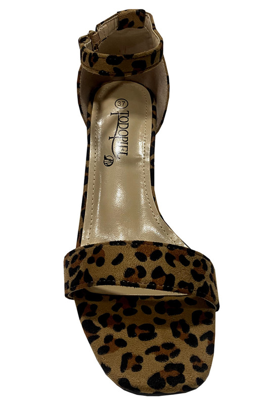 SANDALIA GAMUZA ECOLOGICA ZAZ31 ANIMALPRINT - 3