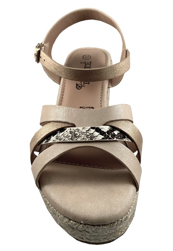 SANDALIAS MUJER TODOPIEL BEIGE ECOCUERO ZAZ20 - 3
