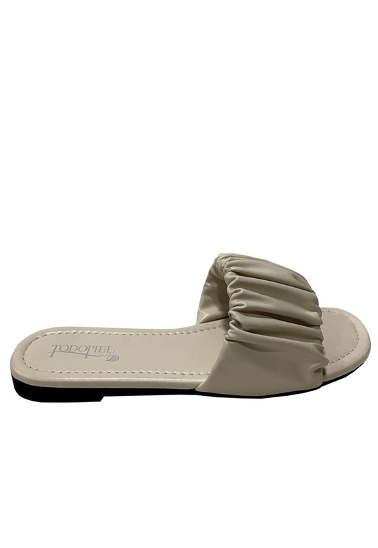 SANDALIAS MUJER TODOPIEL BEIGE ECOCUERO ZAZ18 - 1