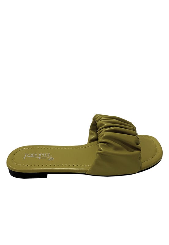 SANDALIAS MUJER TODOPIEL AMARILLO ECOCUERO ZAZ18