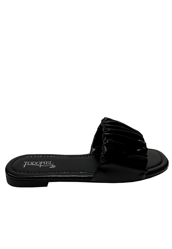 SANDALIAS MUJER TODOPIEL NEGRO ECOCUERO ZAZ18 - 1