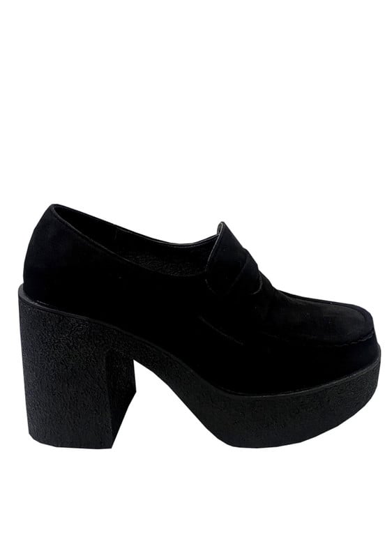 MOCASIN GAMUZA ECOLÓGICA ZAZ45 NEGRO - 1