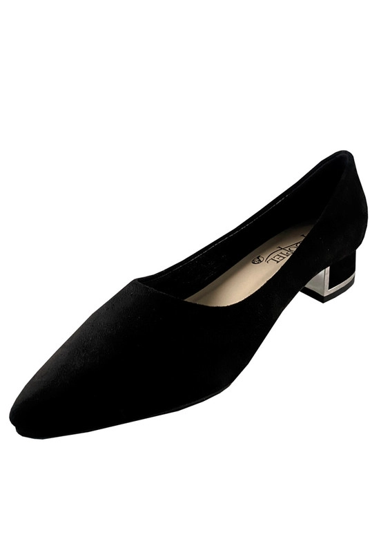 BALLERINAS MUJER TODOPIEL NEGRO ZAZ43 GAMUZA ECOLÓGICA - 4