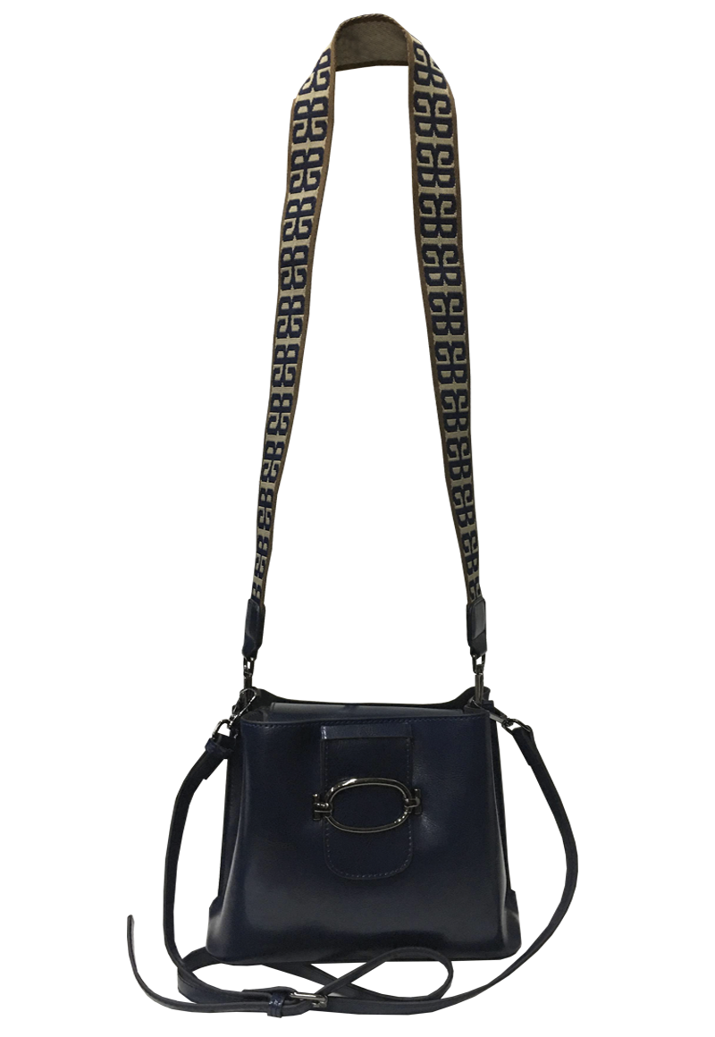 CARTERA CUERO CRT26 NAVY - 1