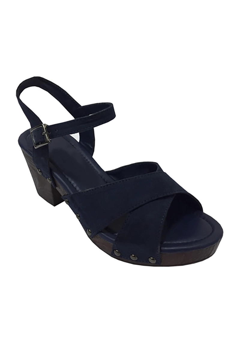 SANDALIAS MUJER TODOPIEL GAMUZA ECOLÓGICA ZAW32 NAVY - 2