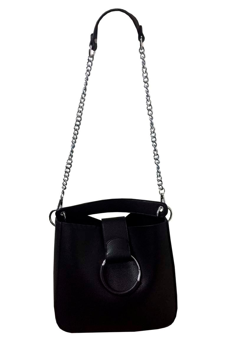 CARTERA CUERO ECOLÓGICO CRO54 NEGRO - 1
