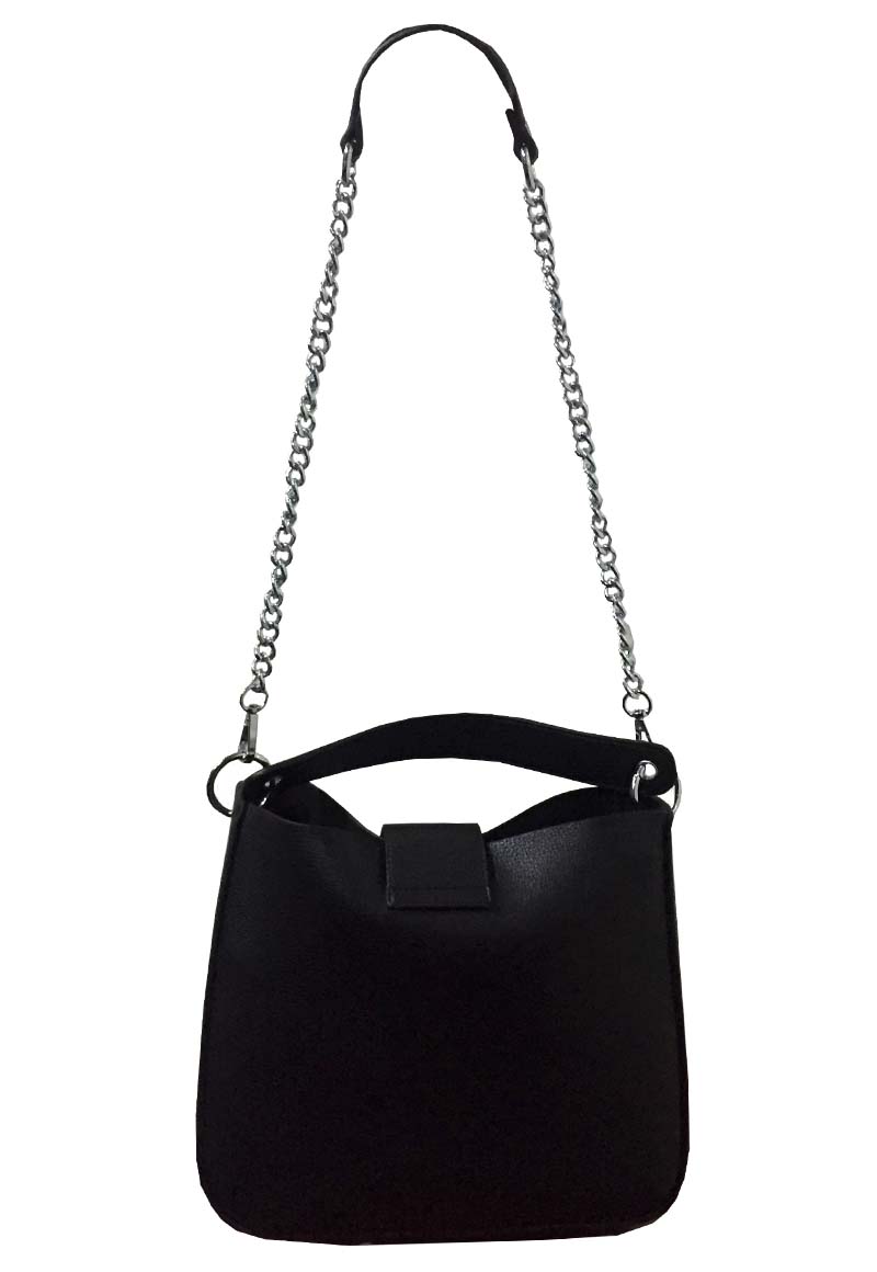 CARTERA CUERO ECOLÓGICO CRO54 NEGRO - 2