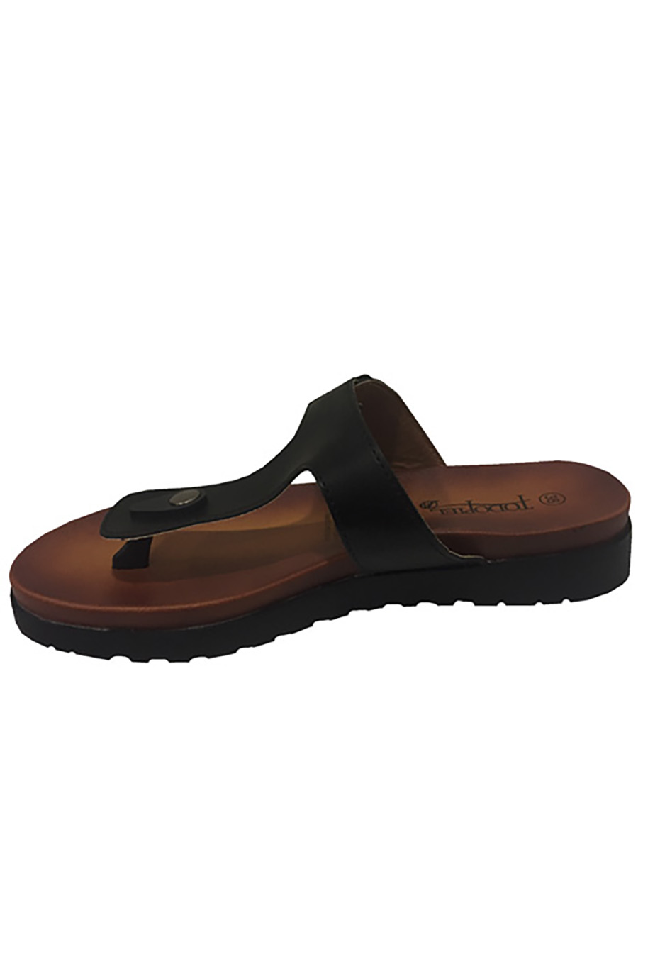 SANDALIA ECOCUERO NEGRO ZAV78 - 5