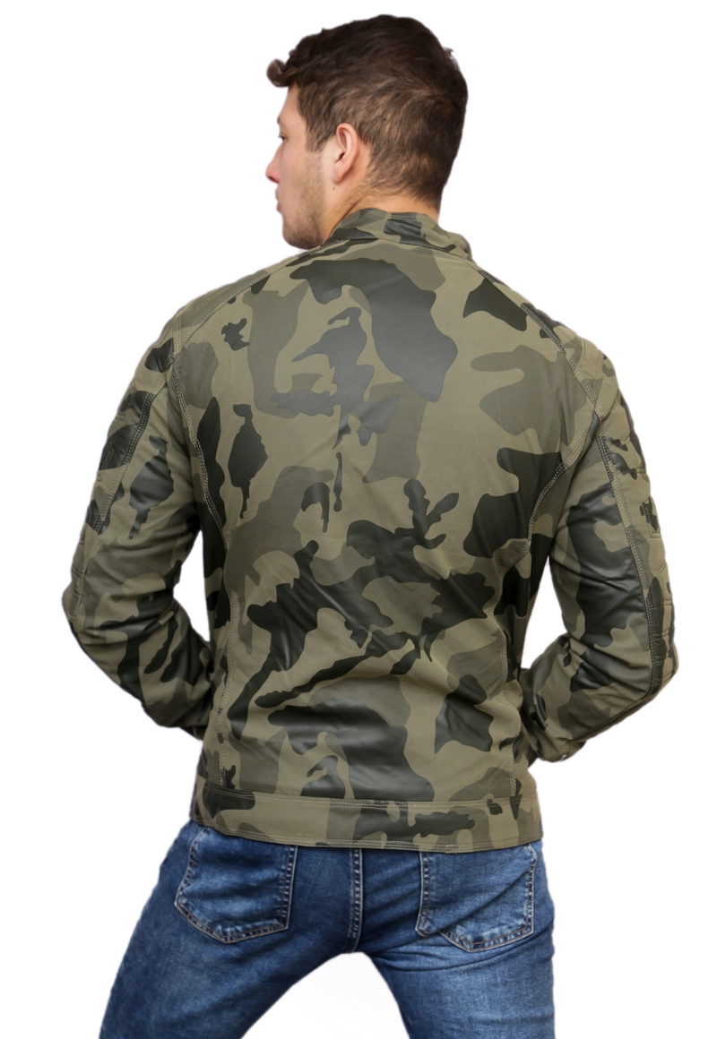 CHAQUETA ECOCUERO CHF99 VERDE - 2