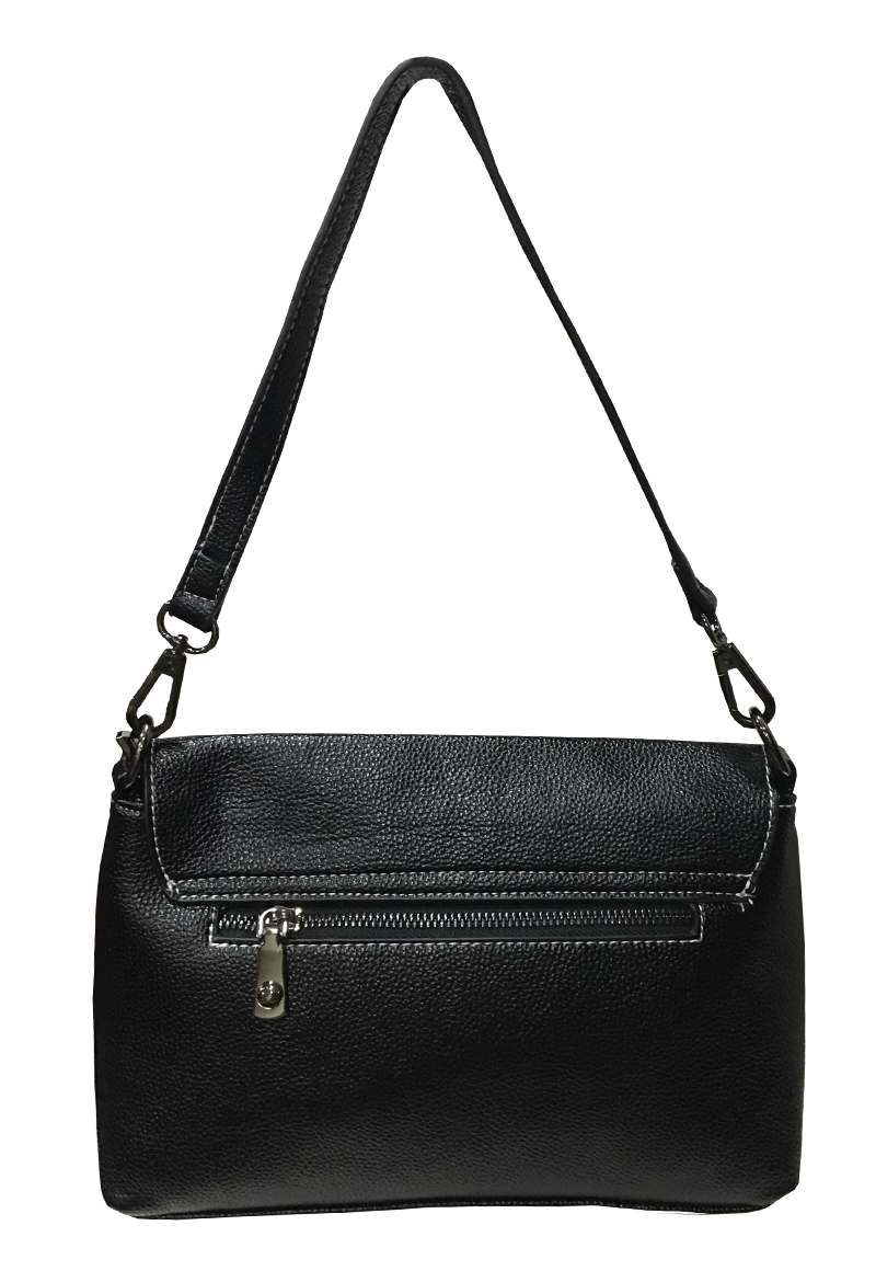 CARTERA CUERO ECOLÓGICO CRP23 NEGRO - 3