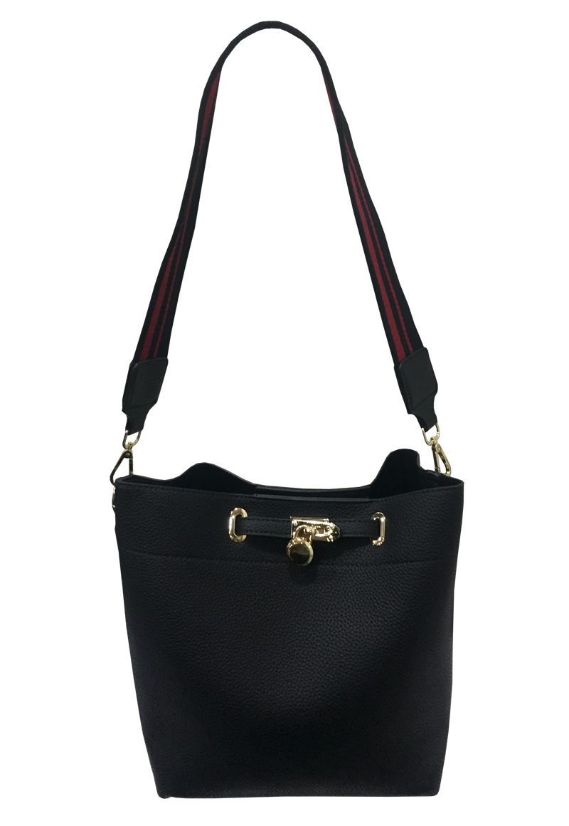 CARTERA CUERO ECOLÓGICO CRO53 NEGRO - 1