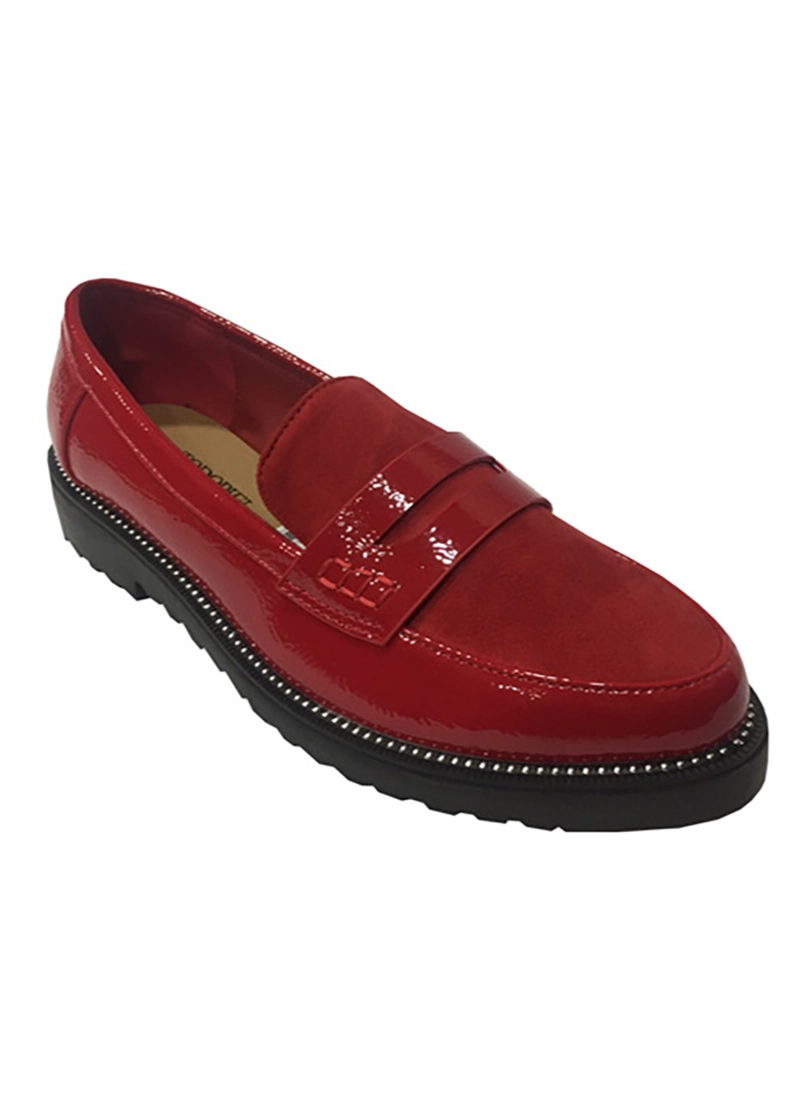 MOCASÍN ECOCUERO ZAW67 ROJO - 2