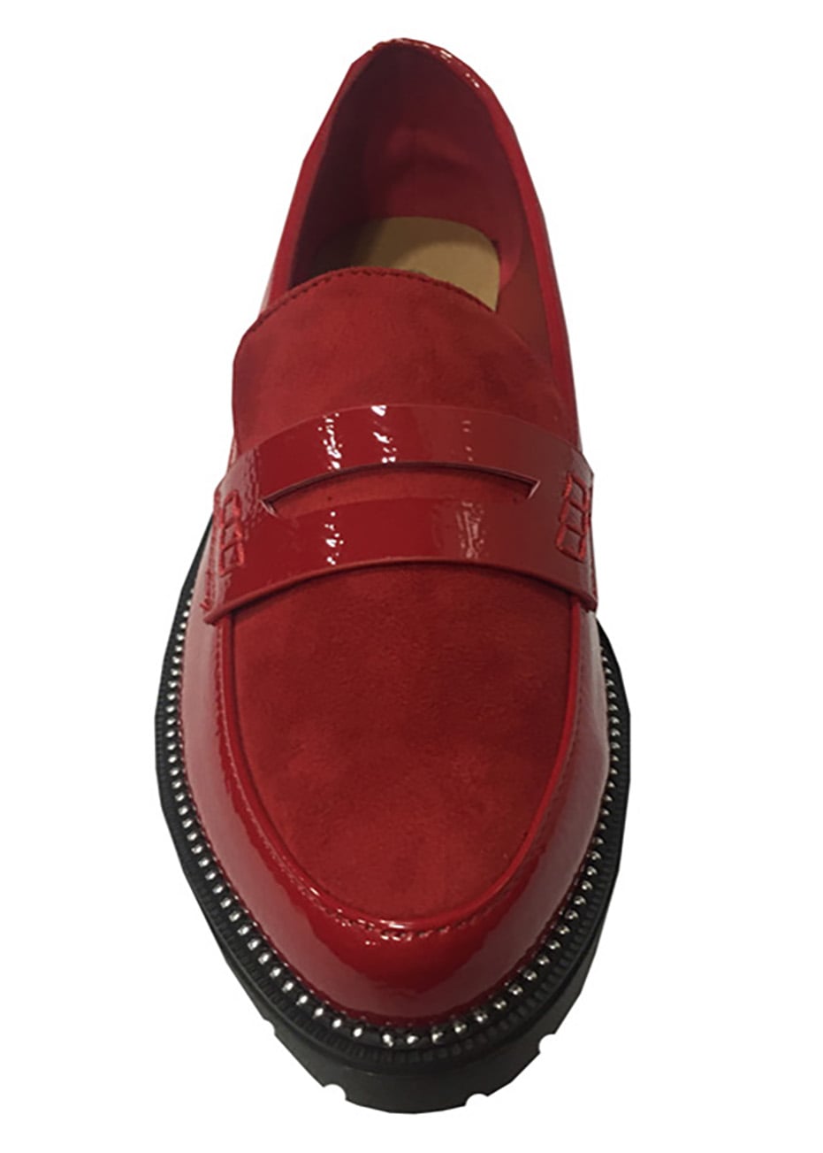 MOCASÍN ECOCUERO ZAW67 ROJO - 3