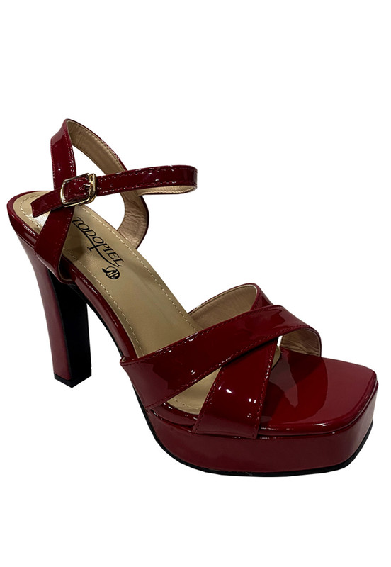 SANDALIA ECOCUERO ZAZ37 ROJO - 2