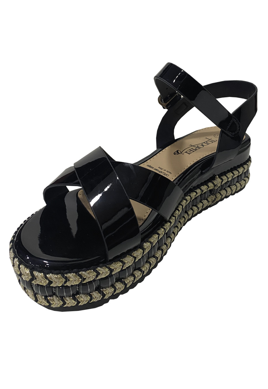 SANDALIA ECOCUERO ZAY92 NEGRO - 4