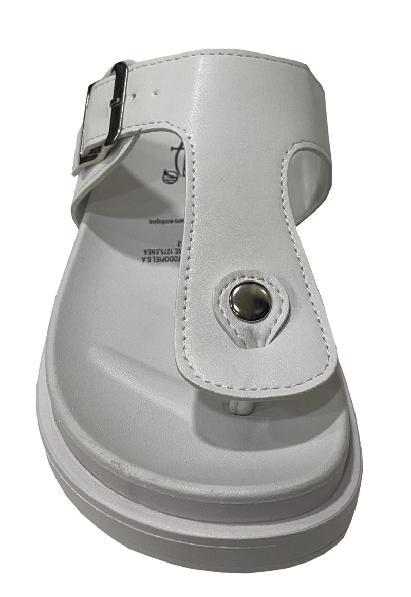 SANDALIAS MUJER TODOPIEL BLANCO ECOCUERO ZAY90 - 3
