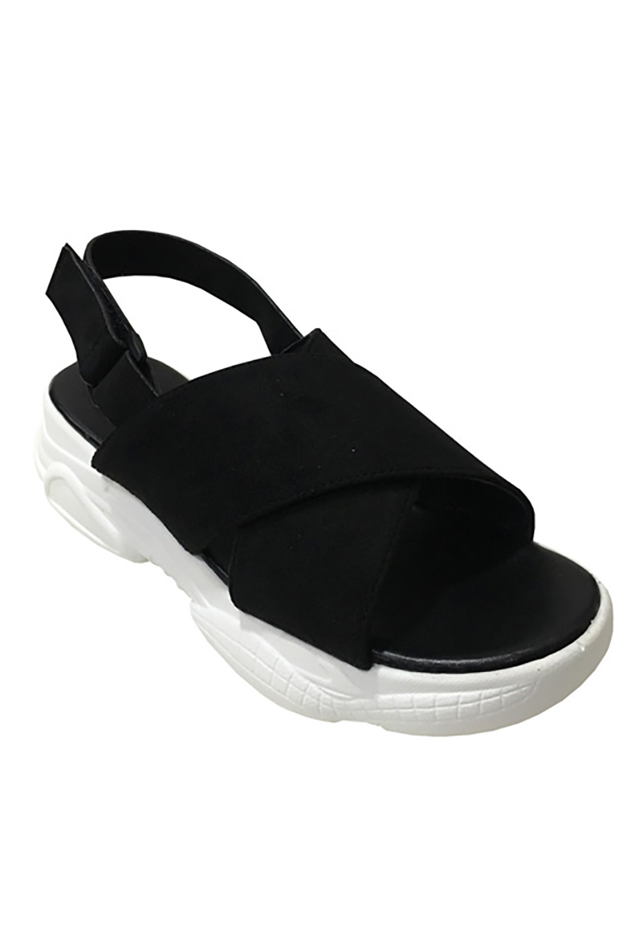 SANDALIA GAMUZA ECOLOGICA ZAX32 NEGRO - 2
