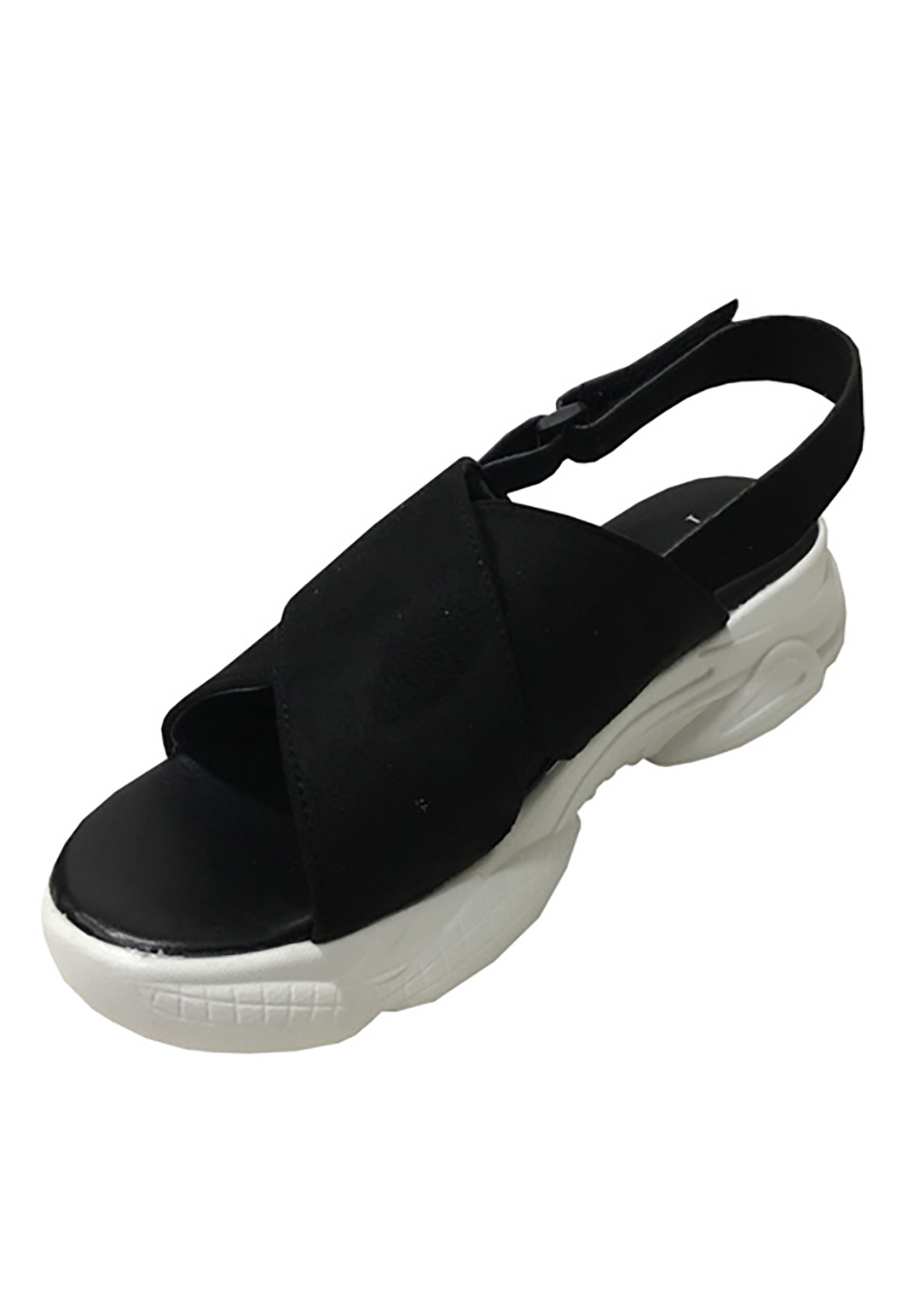 SANDALIA GAMUZA ECOLOGICA ZAX32 NEGRO - 4