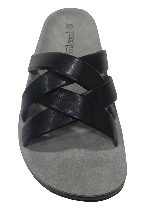 SANDALIAS MUJER TODOPIEL NEGRO ECOCUERO ZAZ41 - 3