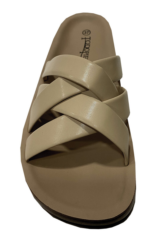 SANDALIAS MUJER TODOPIEL BEIGE ECOCUERO ZAZ41 - 3