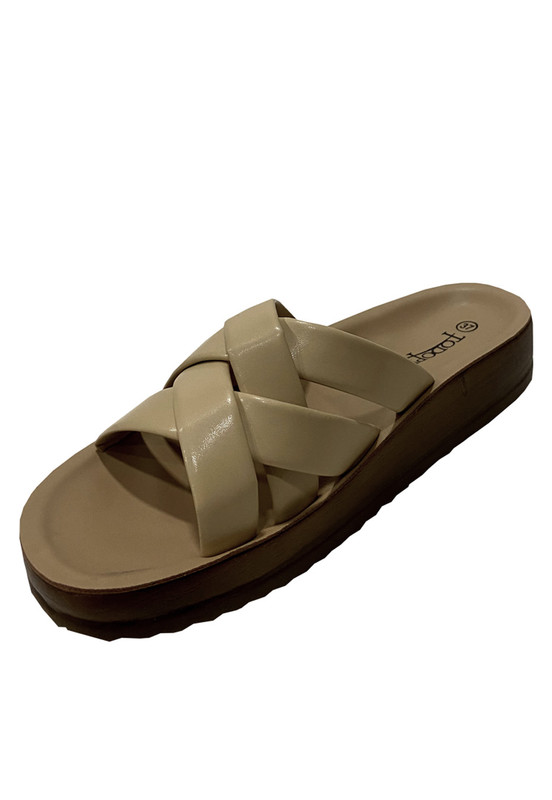SANDALIAS MUJER TODOPIEL BEIGE ECOCUERO ZAZ41 - 4