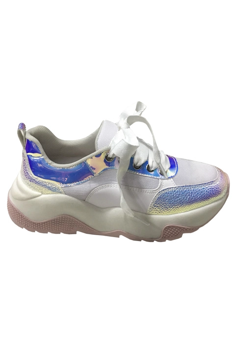 ZAPATILLA ECOCUERO ZAX65 BLANCO - 1