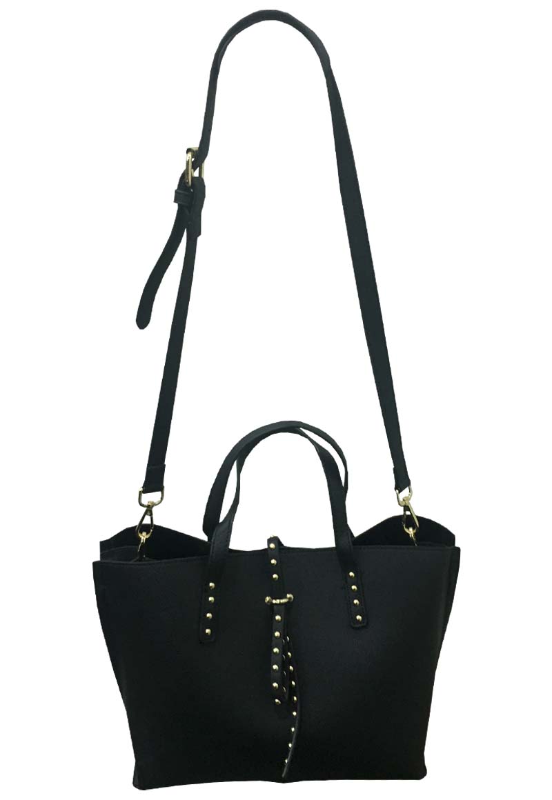CARTERA CUERO ECOLÓGICO CRO52 NEGRO - 1