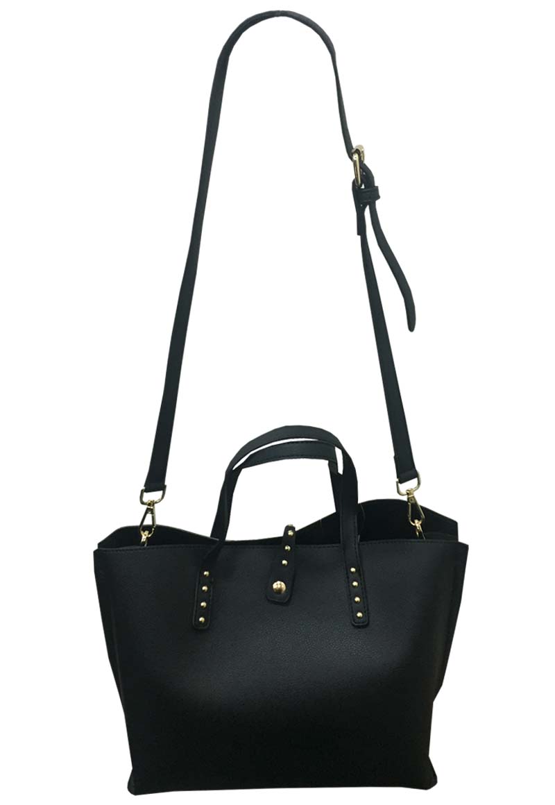 CARTERA CUERO ECOLÓGICO CRO52 NEGRO - 2