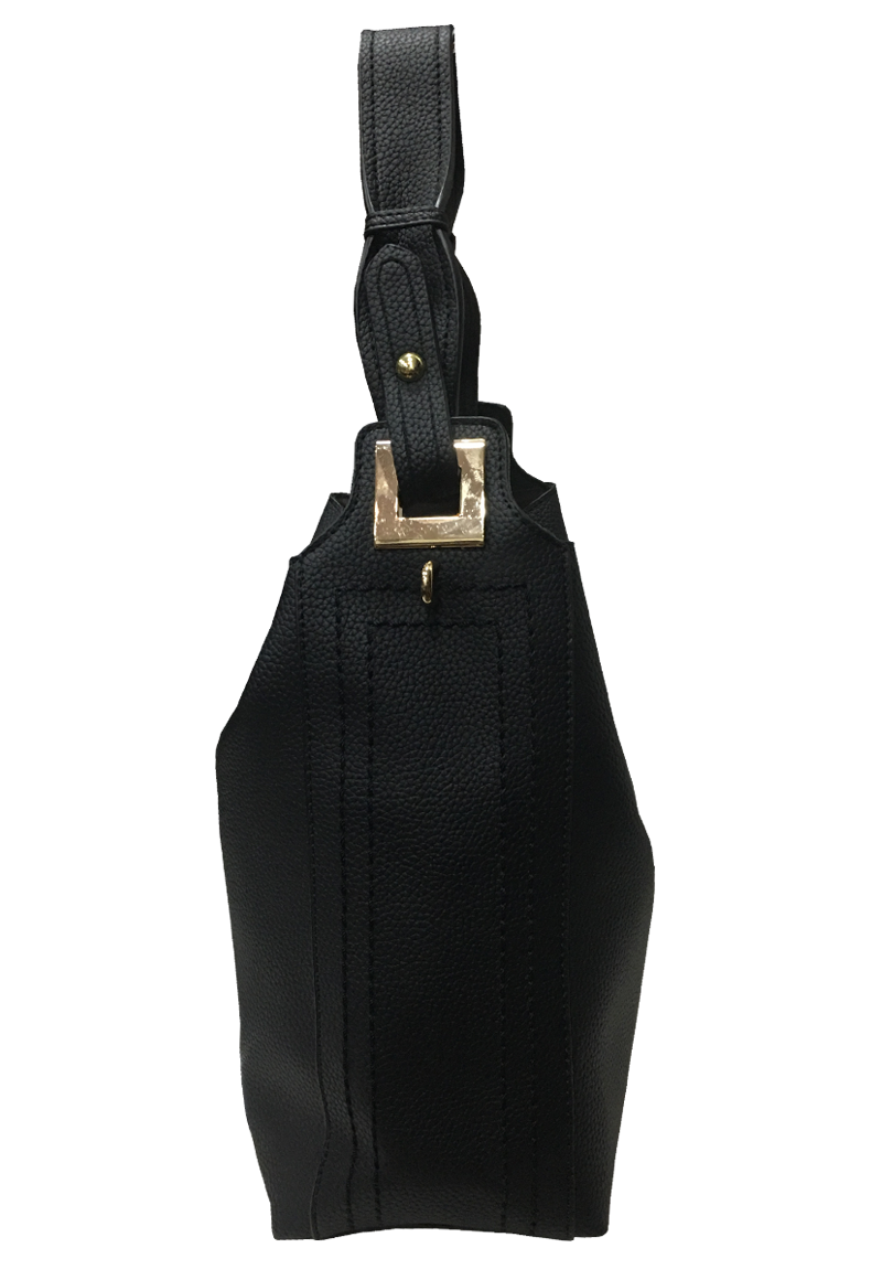 CARTERA CUERO ECOLÓGICO CRO26 NEGRO - 2