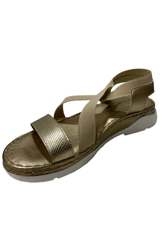 SANDALIAS MUJER TODOPIEL DORADO ECOCUERO ZAZ40 - 4