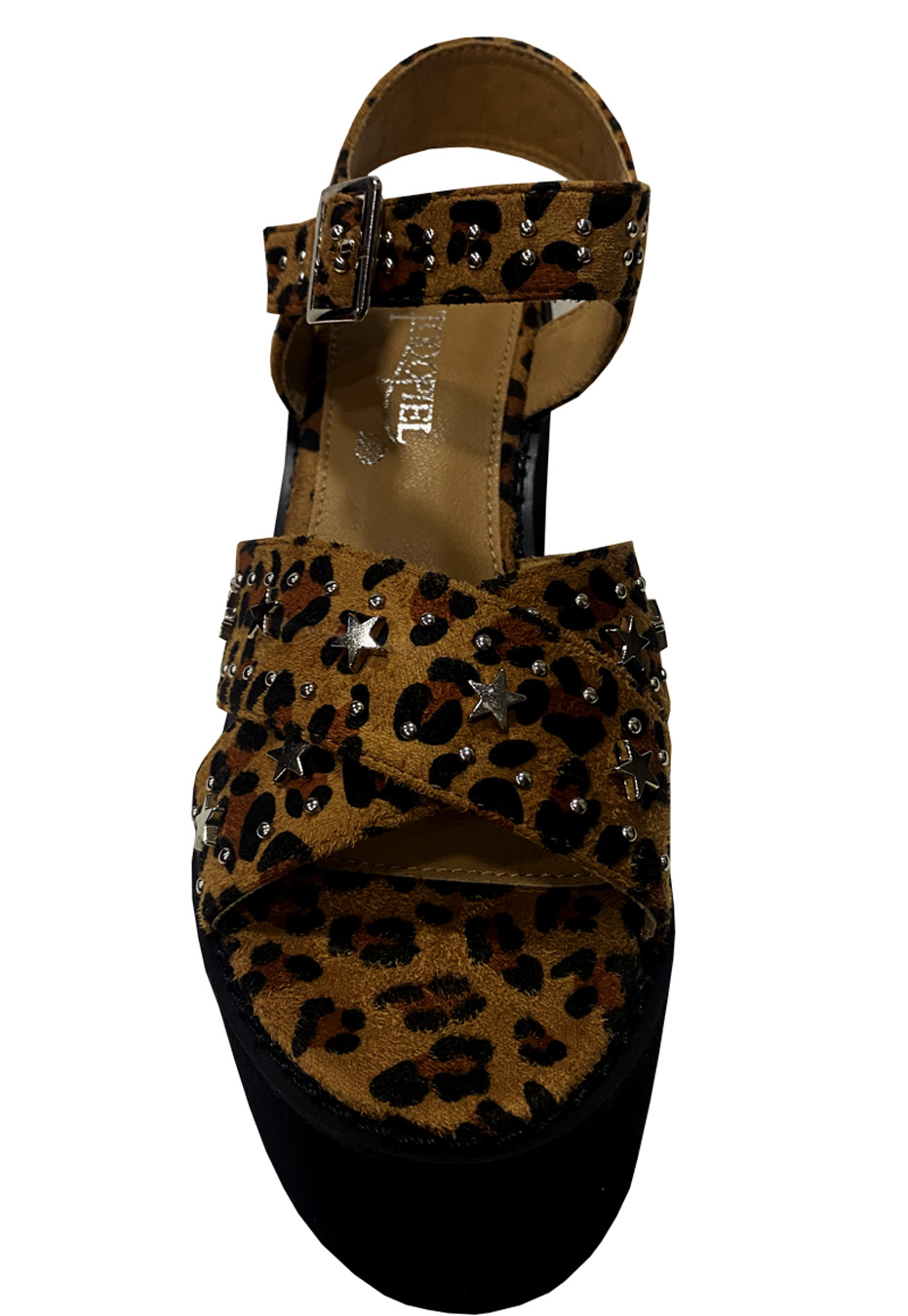 SANDALIAS MUJER TODOPIEL GAMUZA ECOLÓGICA ZAZ26 ANIMALPRINT - 3