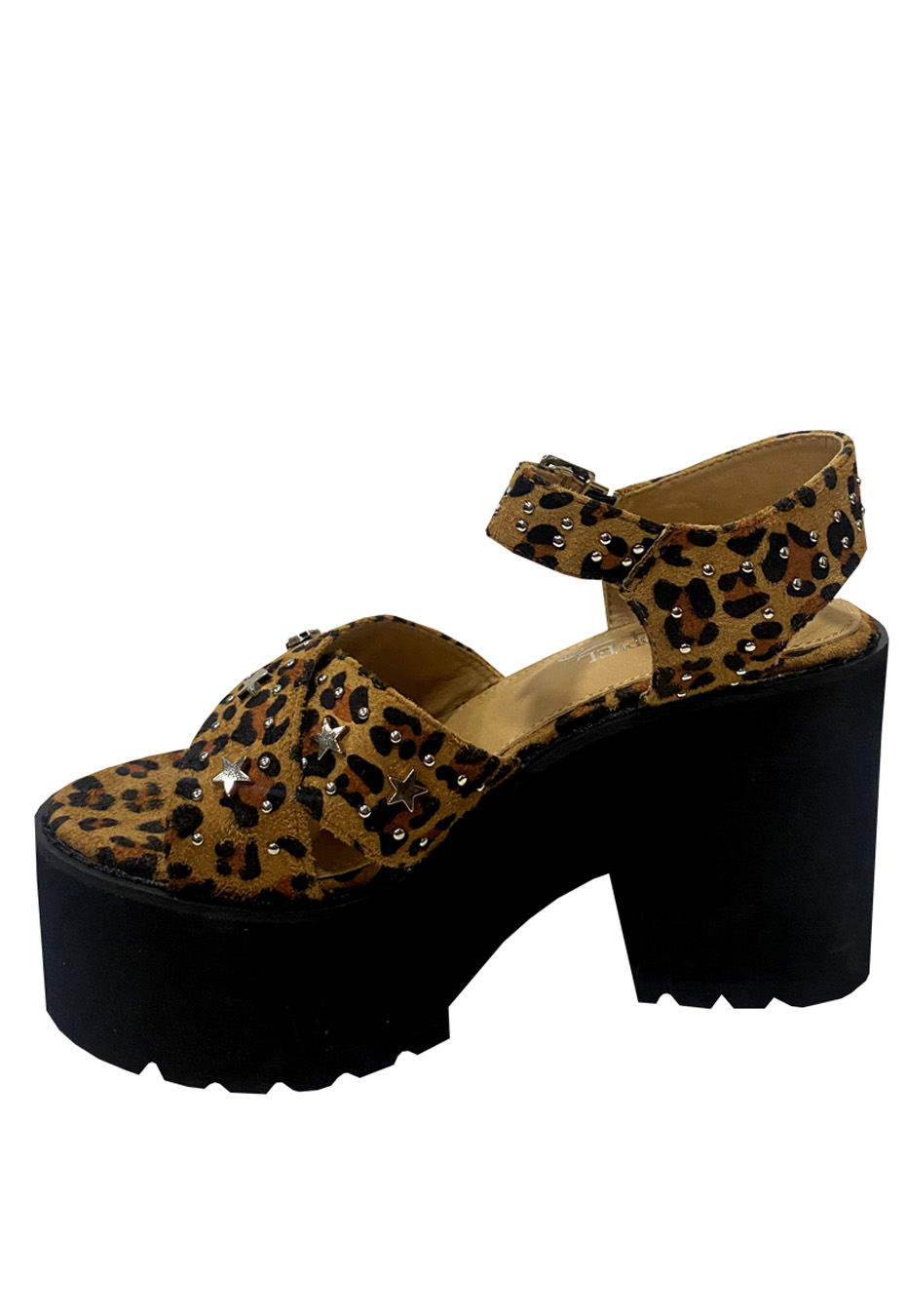 SANDALIAS MUJER TODOPIEL GAMUZA ECOLÓGICA ZAZ26 ANIMALPRINT - 5