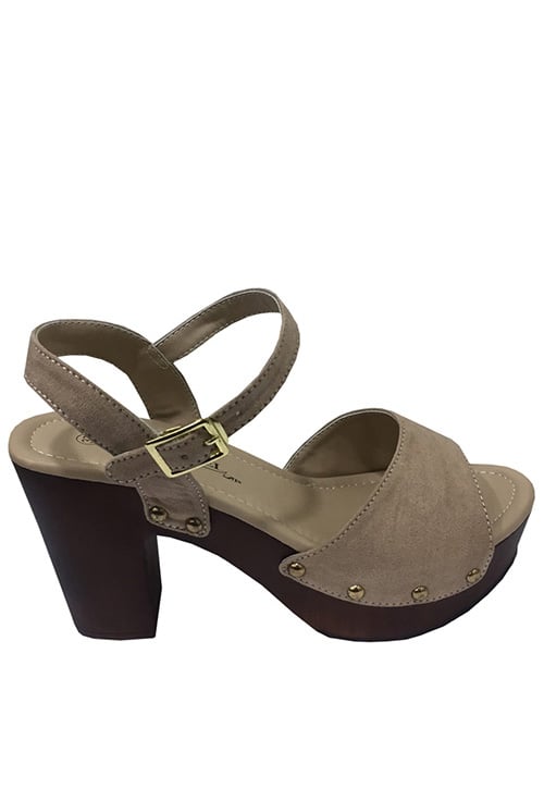 SANDALIA GAMUZA ECOLOGICA ZAW34 BEIGE - 1