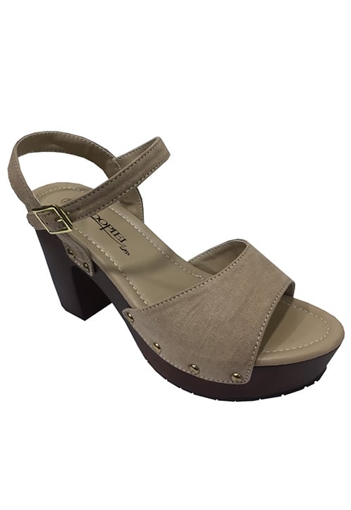 SANDALIA GAMUZA ECOLOGICA ZAW34 BEIGE - 2