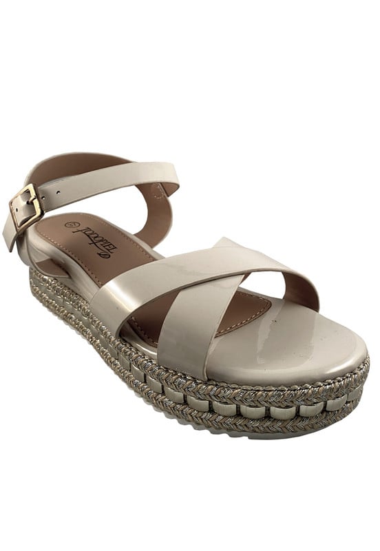 SANDALIA GAMUZA ECOLOGICA ZAY92 BEIGE - 2