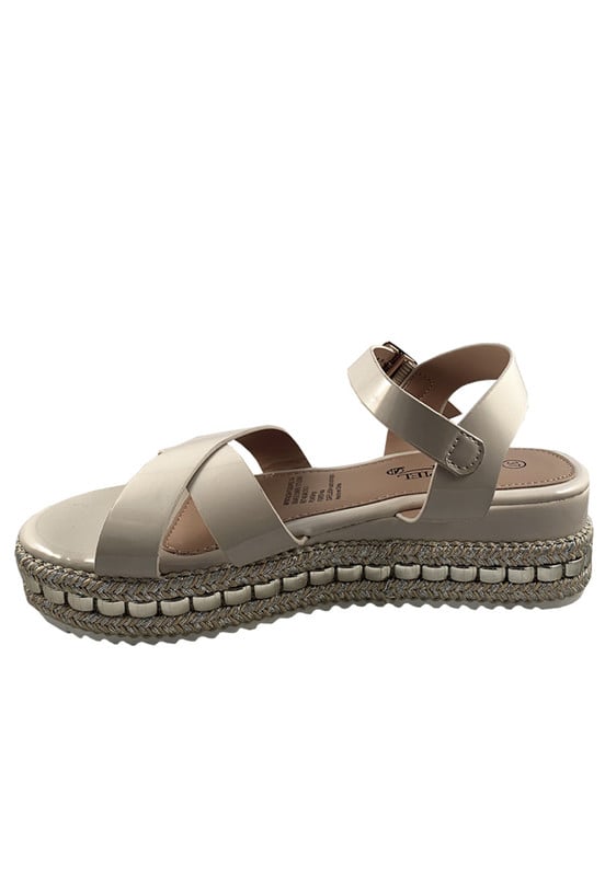 SANDALIA GAMUZA ECOLOGICA ZAY92 BEIGE - 5