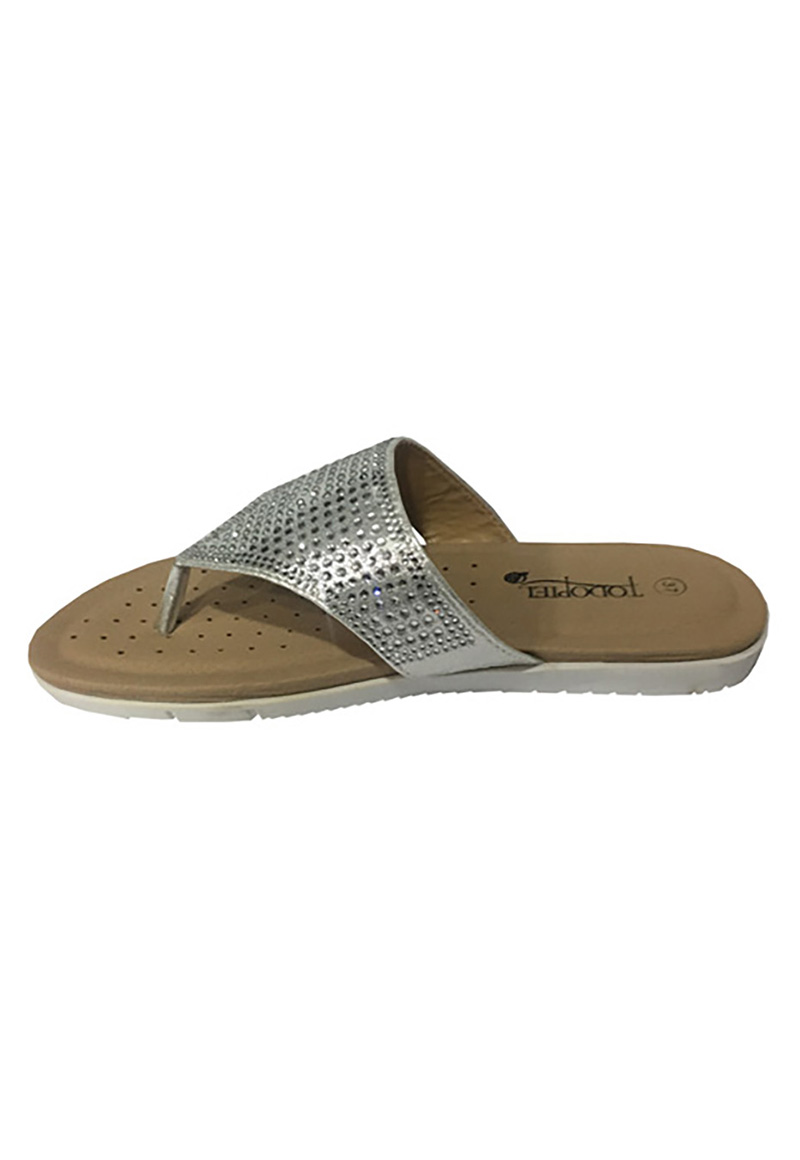 SANDALIA ECOCUERO ZAU57 BLANCO - 5