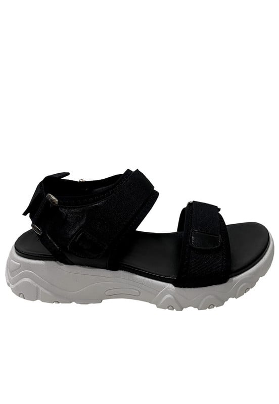 SANDALIAS MUJER TODOPIEL NEGRO ECOCUERO ZAZ39 - 1