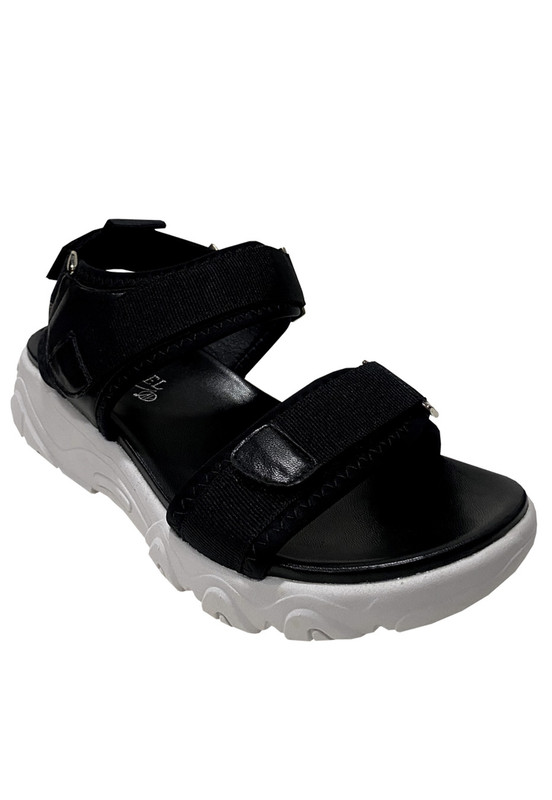 SANDALIAS MUJER TODOPIEL NEGRO ECOCUERO ZAZ39 - 2