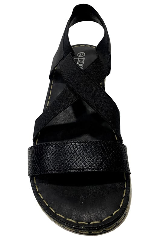 SANDALIAS MUJER TODOPIEL NEGRO ECOCUERO ZAZ40 - 3