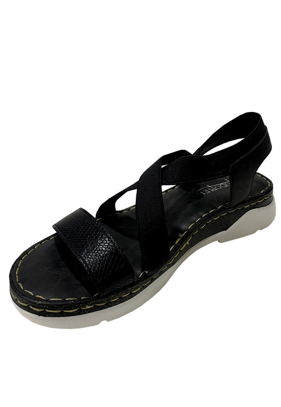 SANDALIAS MUJER TODOPIEL NEGRO ECOCUERO ZAZ40 - 4