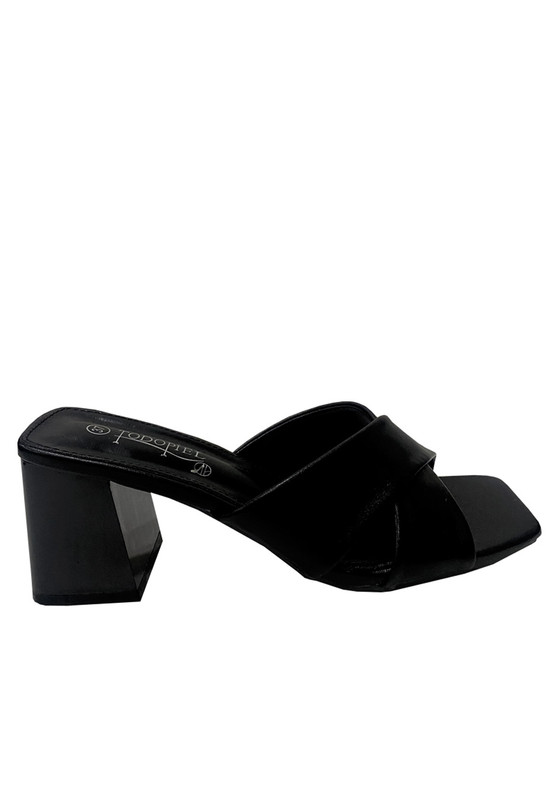 SANDALIA ECOCUERO ZAZ38 NEGRO - 1