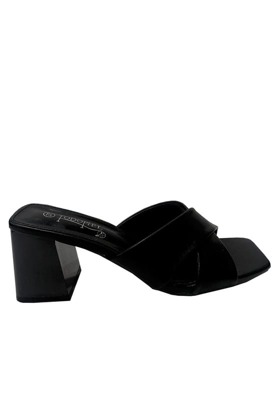 SANDALIA ECOCUERO ZAZ38 NEGRO - 1