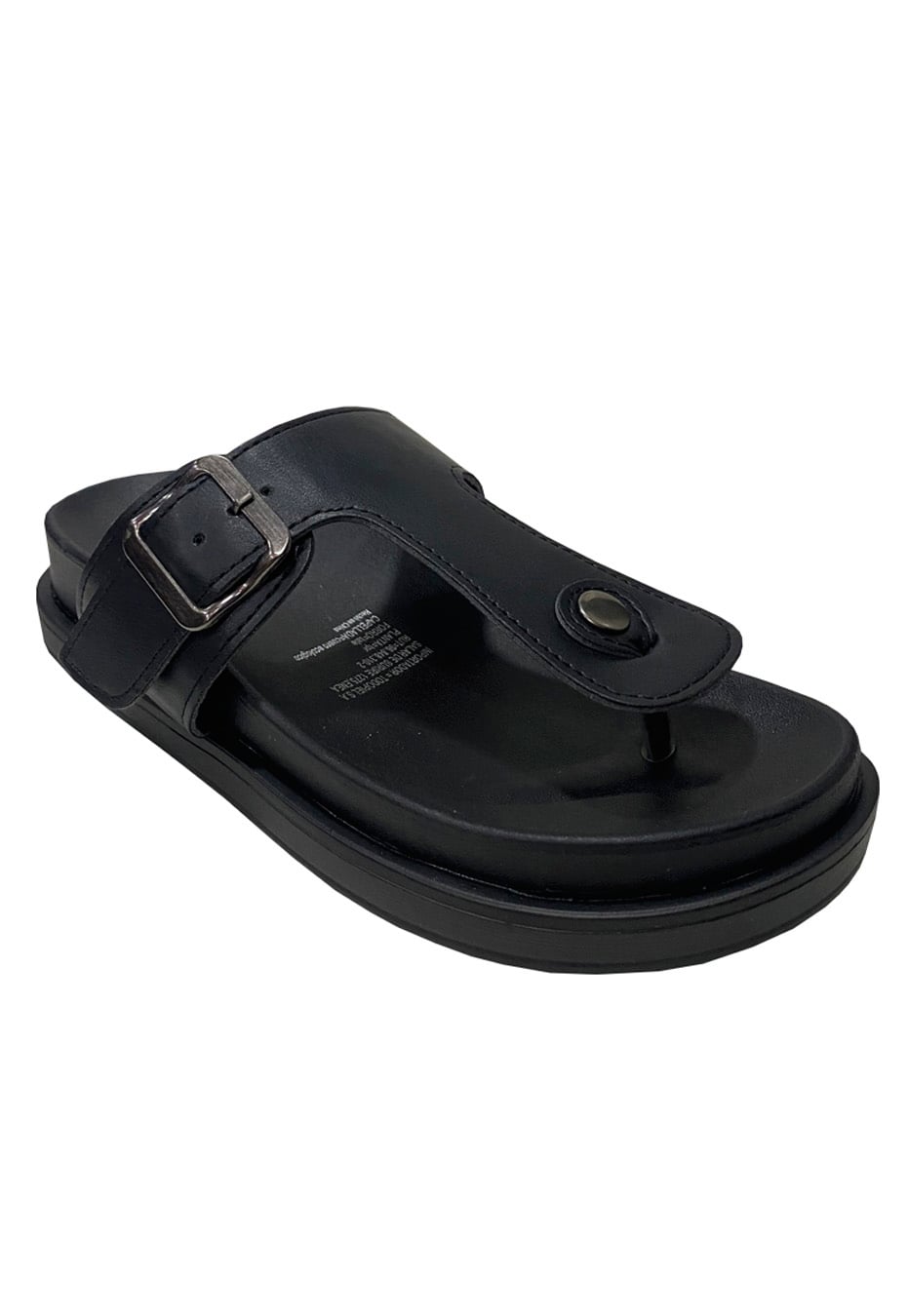 SANDALIA ECOCUERO ZAY90 NEGRO - 2