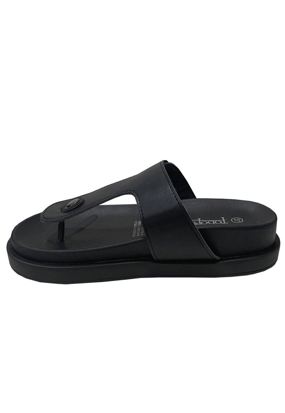 SANDALIA ECOCUERO ZAY90 NEGRO - 5