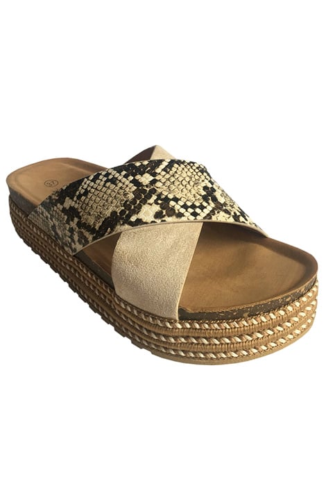 SANDALIAS MUJER TODOPIEL BEIGE ECOCUERO ZAY34 - 2