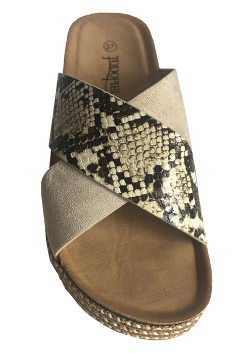 SANDALIAS MUJER TODOPIEL BEIGE ECOCUERO ZAY34 - 3