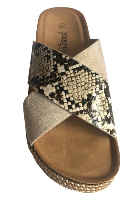 SANDALIAS MUJER TODOPIEL BEIGE ECOCUERO ZAY34 - 3