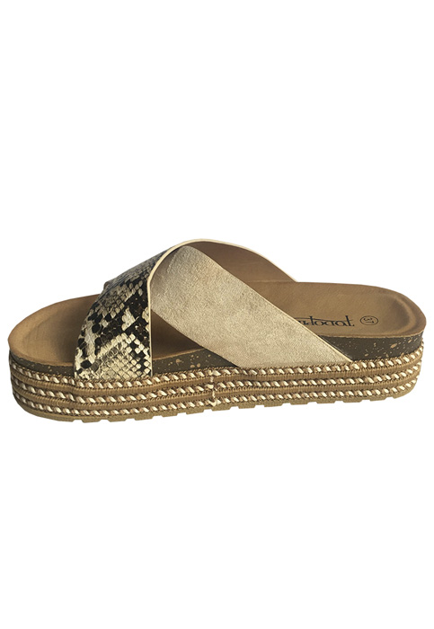 SANDALIAS MUJER TODOPIEL BEIGE ECOCUERO ZAY34 - 5